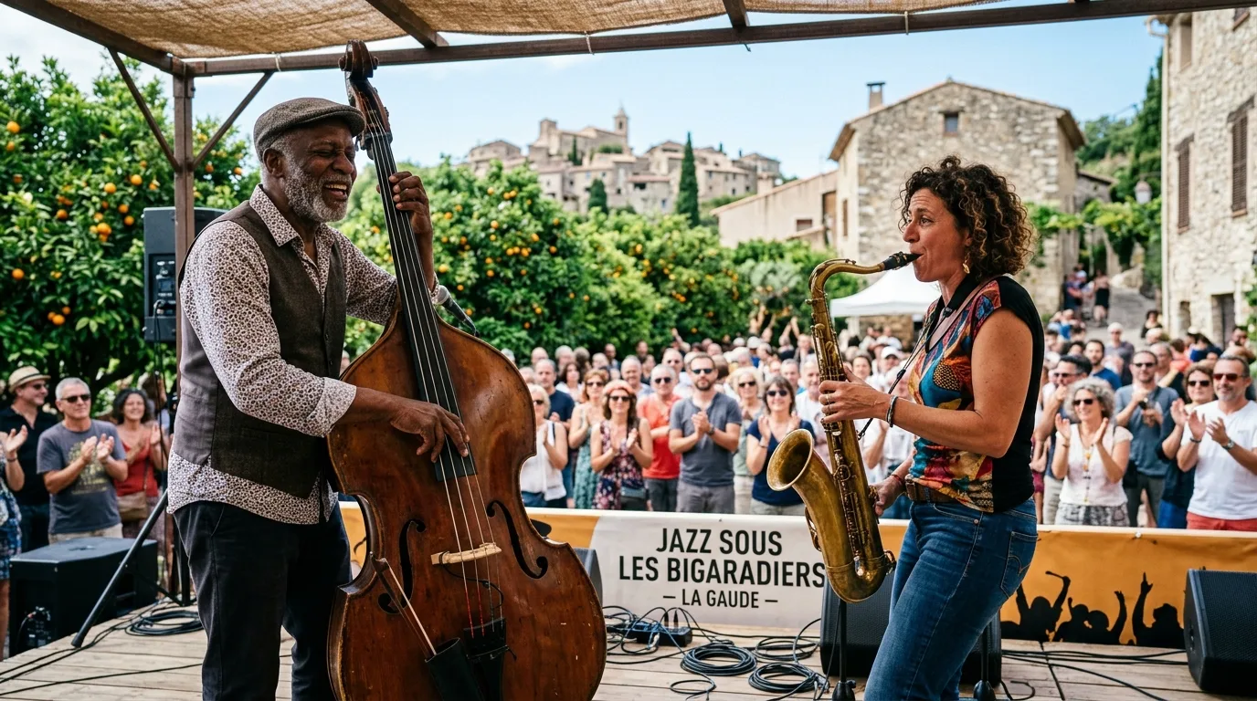Activité musicale vivante en plein air